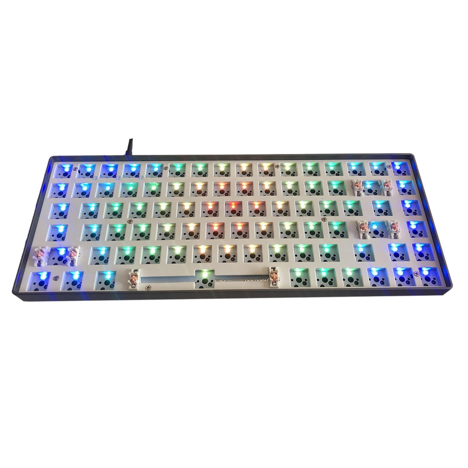 84 Key Modular Mechanical Keyboard Hot-Swappable with RGB light