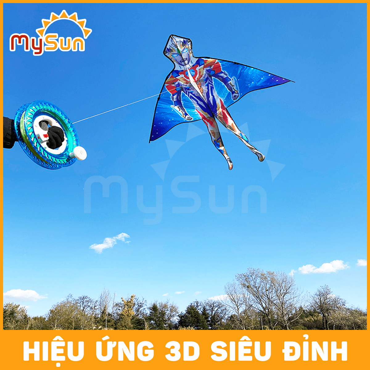 DIỀU siêu nhân người nhện công chúa 1m2 1m6 1m7 2m 3D cho bé trai gái giá rẻ tặng dây thả diều
