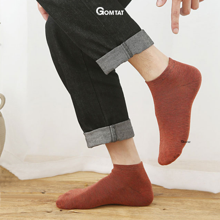 Combo 5 đôi Vớ nam CỔ NGẮN Vintage, Tất Nam sử dụng cả tuần - Votuannam