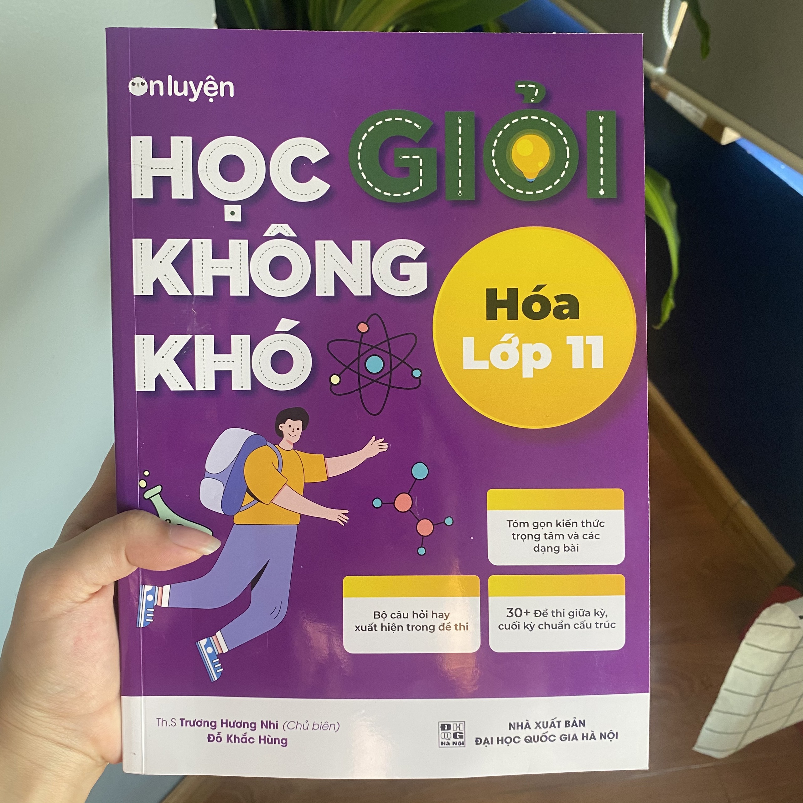 Combo 2 Cuốn Sách Học Giỏi Không Khó môn Toán Hóa lớp 11 - Nhà sách Ôn Luyện