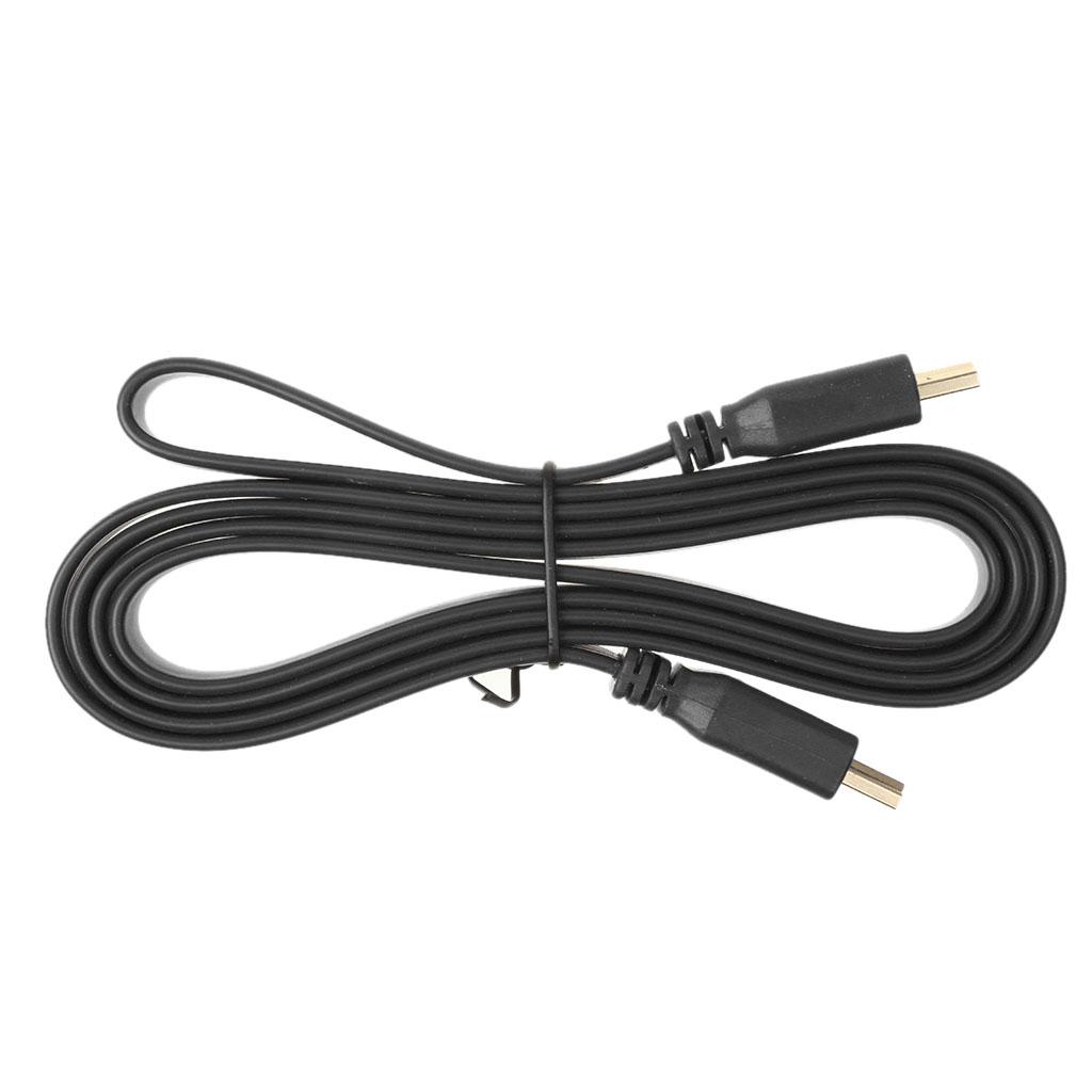 1.5m Flat HDTV Media Cable Lead High Speed Video Cable 1080p 3D HDTV