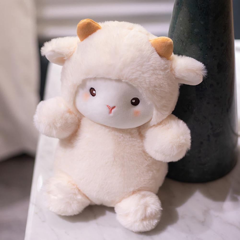 Gấu Bông Con Cừu Trắng Tuyệt Đẹp Mềm Mịn Siêu Dễ Thương (25cm) Hàng Xịn Loại 1 Cao Cấp, An Toàn Cho Trẻ Nhỏ