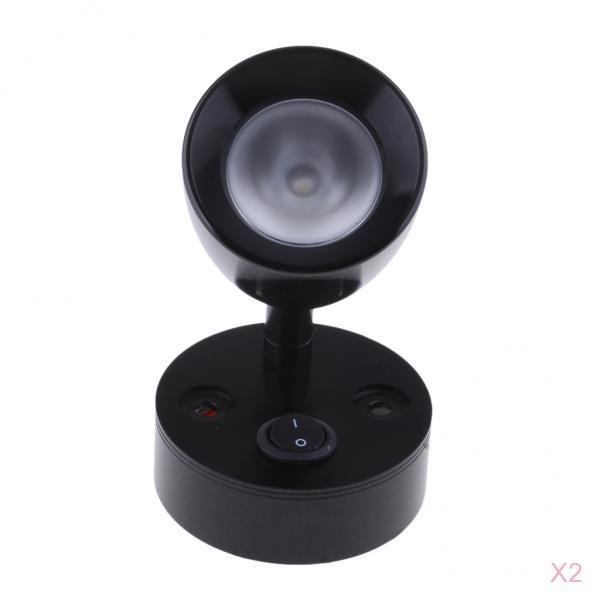 2Pcs LED Desk Lamp Heavy Duty Interior Reading Lights for Marine/Boat/RV