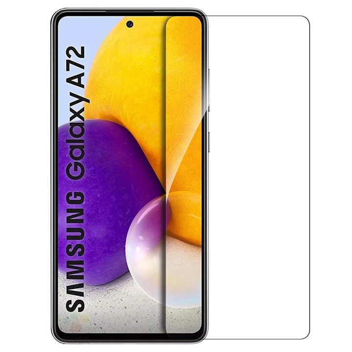 Kính cường lực cho Samsung A72 nhám chống vân tay/ full màn hình/ không viền màu