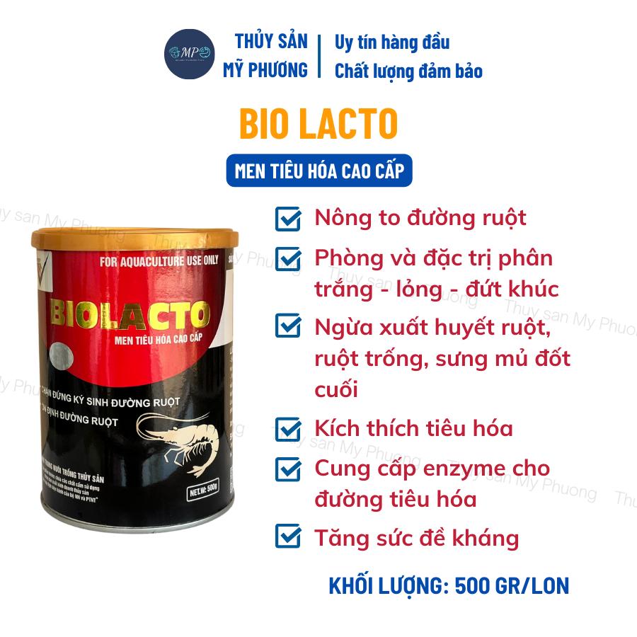 Men tiêu hóa enzyme nông to đường ruột Bio Lacto ngừa phân trắng kích thích ăn lớn nhanh tôm thẻ cá lươn ếch ốc baba
