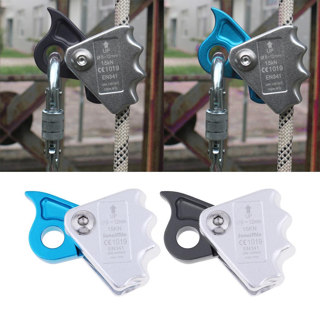 2x Solid Climbing Grab Fall Arrest Rope Grab Clamp Ascender Protecta