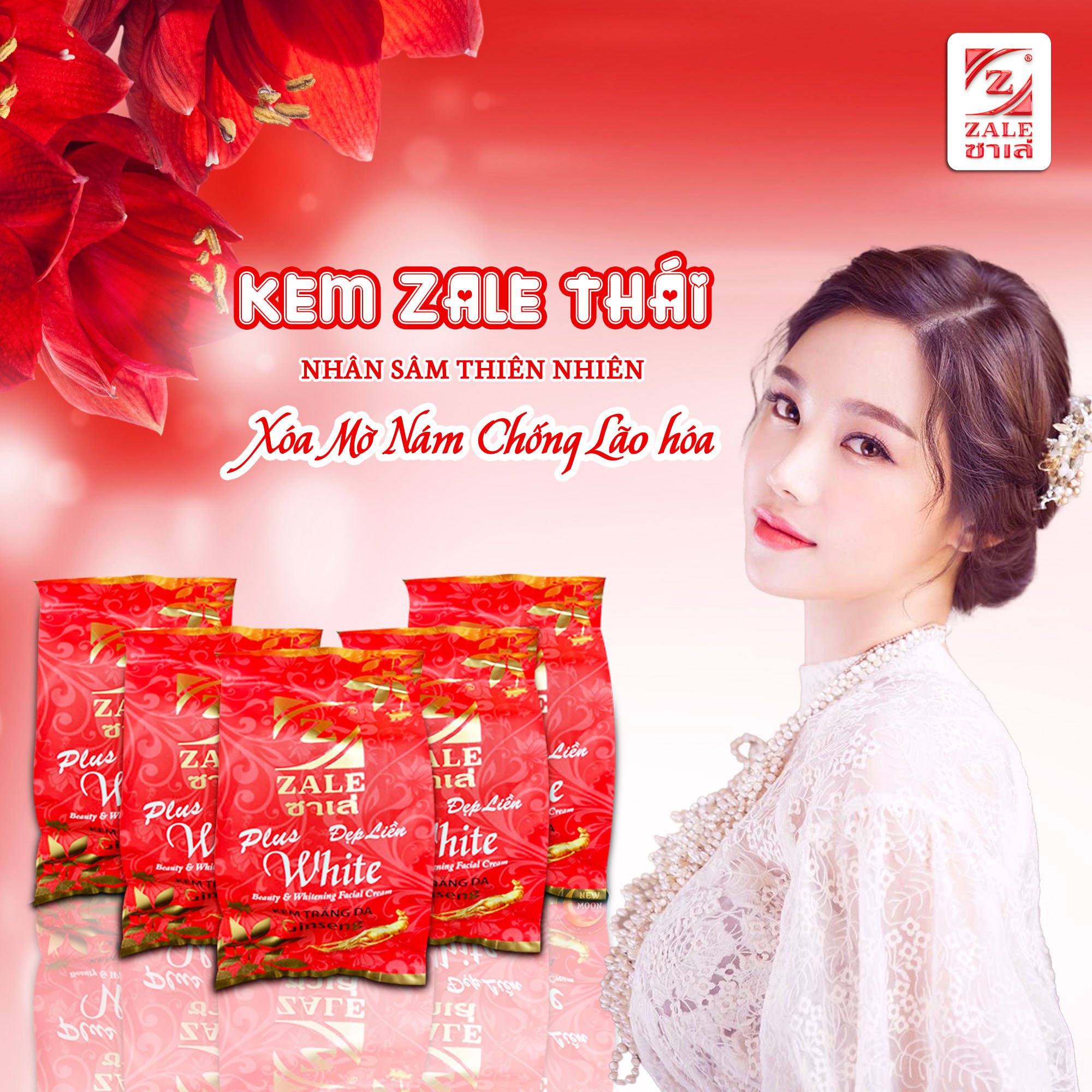 ZALE - KEM DƯỠNG TRẮNG DA ZALE NHÂN SÂM 6G - THÙNG 12 HÔP