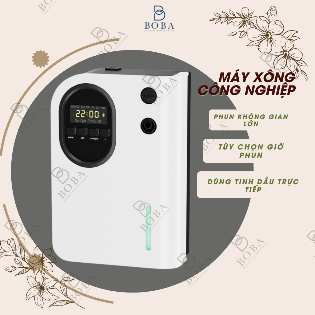 Máy Xông Tinh Dầu Công Nghiệp, Máy Khuếch Tán Tinh Dầu Công Suất Lớn Cho Không Gian Rộng, Phun Tinh Dầu Trực Tiếp