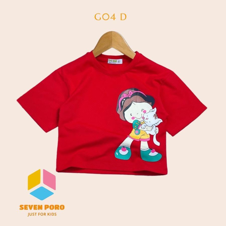 Áo Thun Form Lửng Bé Gái G04D Sevenporo - G&amp;K Kids