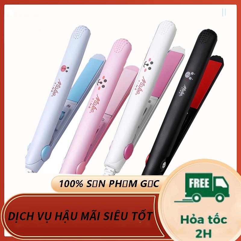 Máy Uốn Tóc Kiêm Duỗi Tóc Mini Sử Dụng Ion Âm Tiện Dụng duỗi tóc máy duỗi tóc