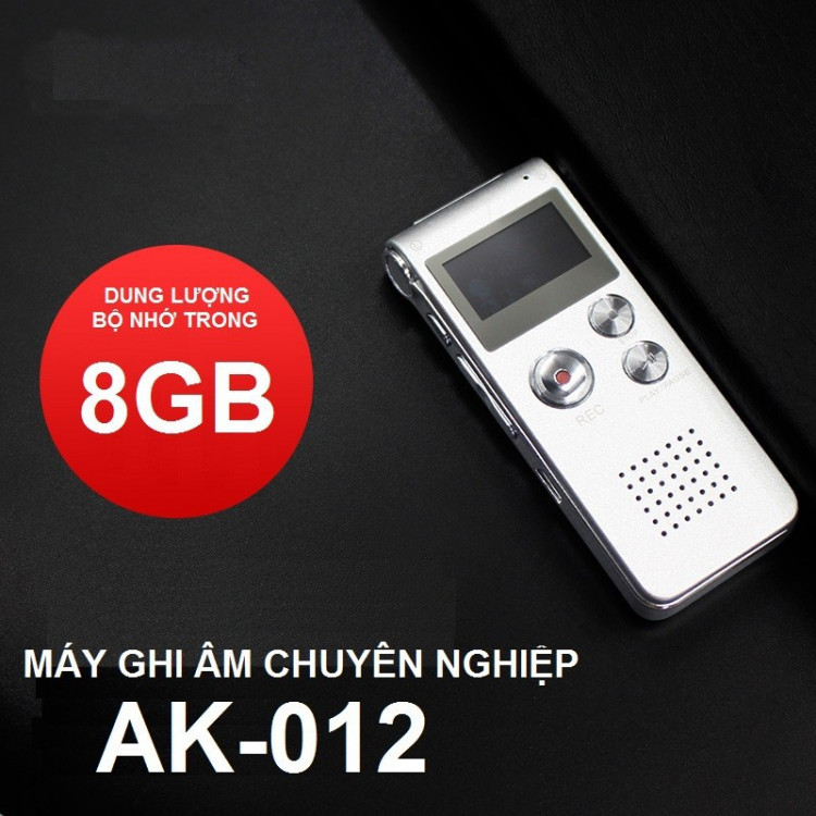 Máy ghi âm Digitalvoice Stereo chuyên dụng AK-012 8GB