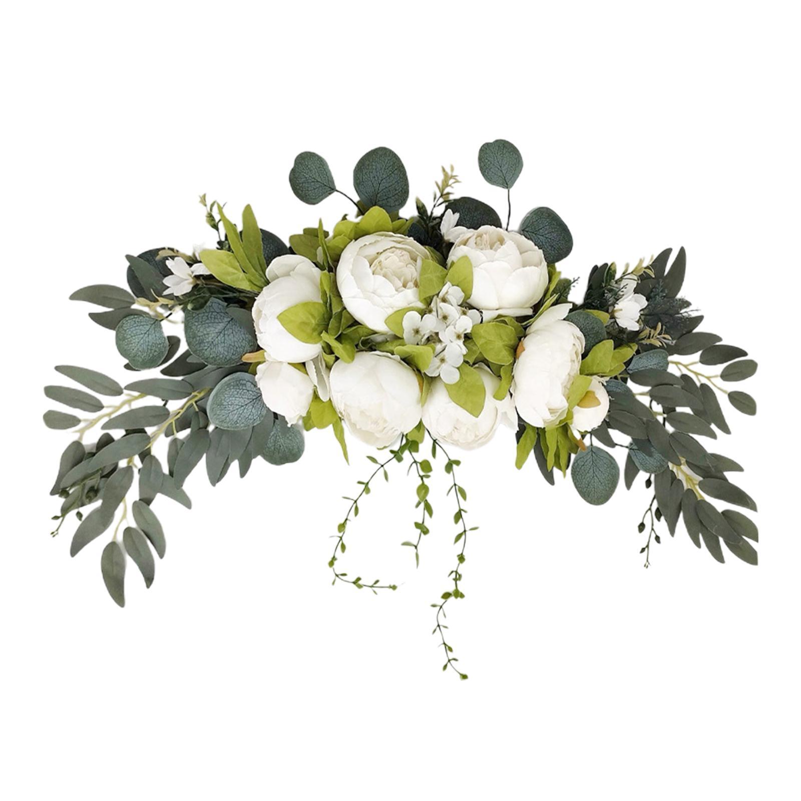 Wedding Arch Flowers Backdrop Arch Decorative for Wedding Party Welcome Sign