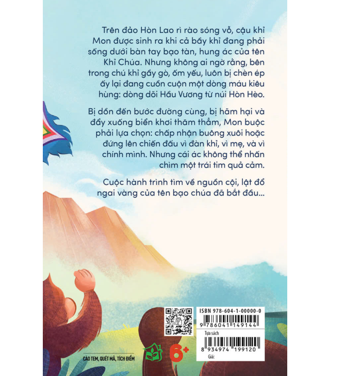 Sách - Văn học thiếu nhi. Hầu Vương đảo Hòn Lao