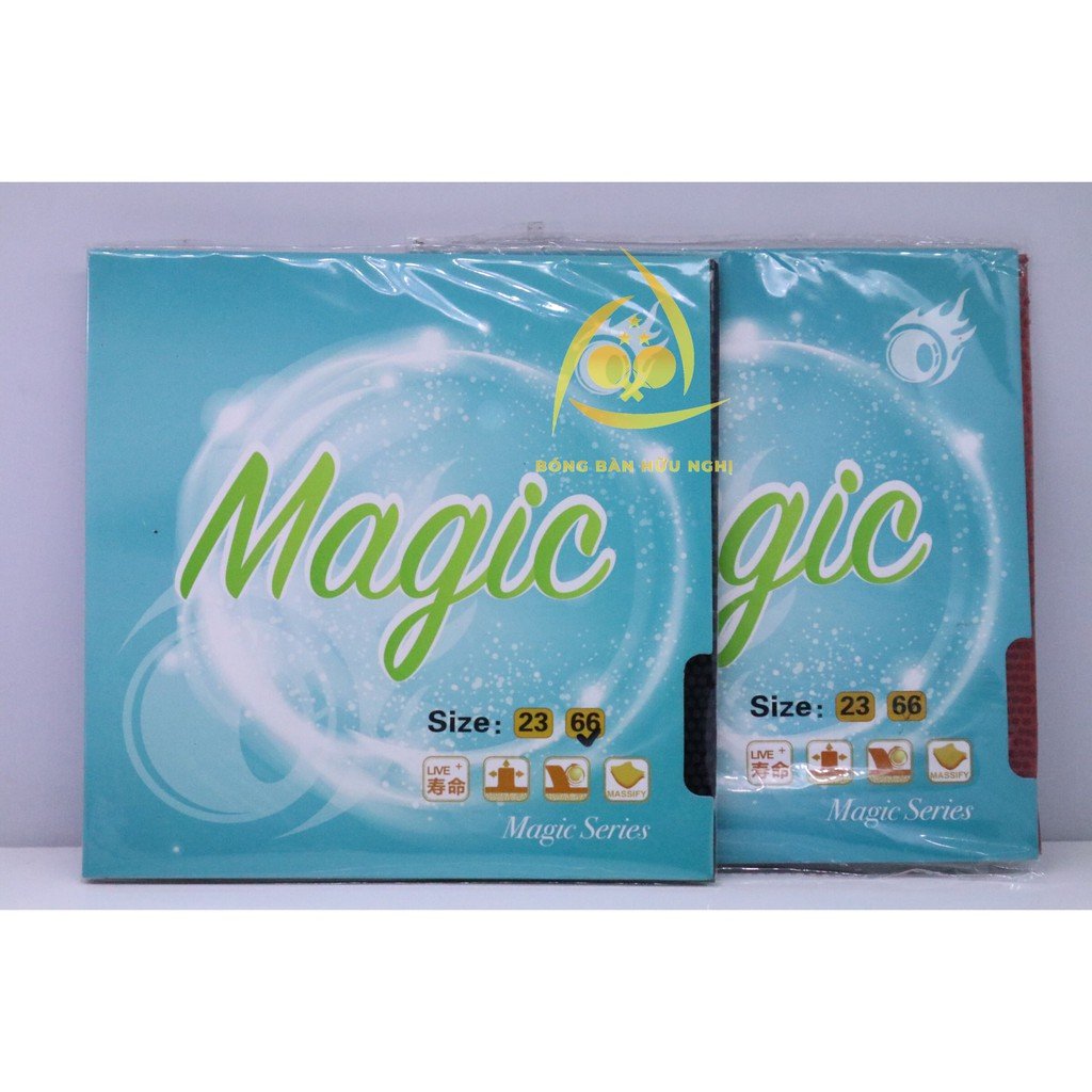 Mặt Vợt Gai Bóng Bàn MAGIC 77 Nâng Cấp - Dòng Gai Dài - Không Lót