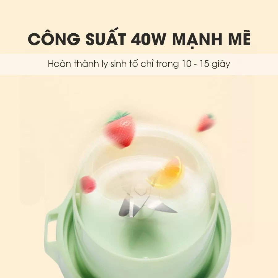 Máy xay sinh tố cầm tay SAMONO SW-Y9 (350ml 40W) - Hàng Chính Hãng