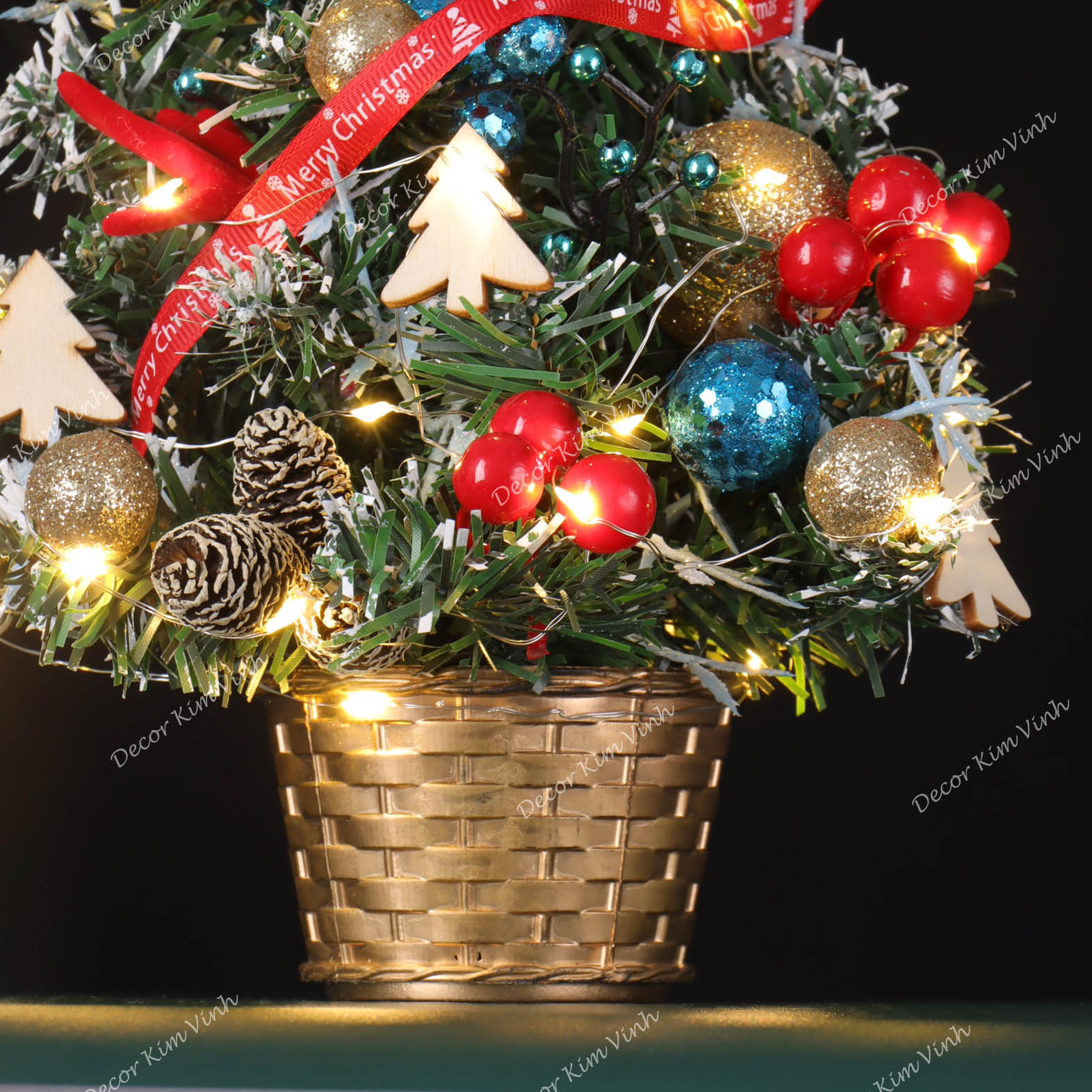 Cây Thông Nhí 3TN07 Cây Thông 30cm Trang Trí Giáng Sinh Cây Thông Noel