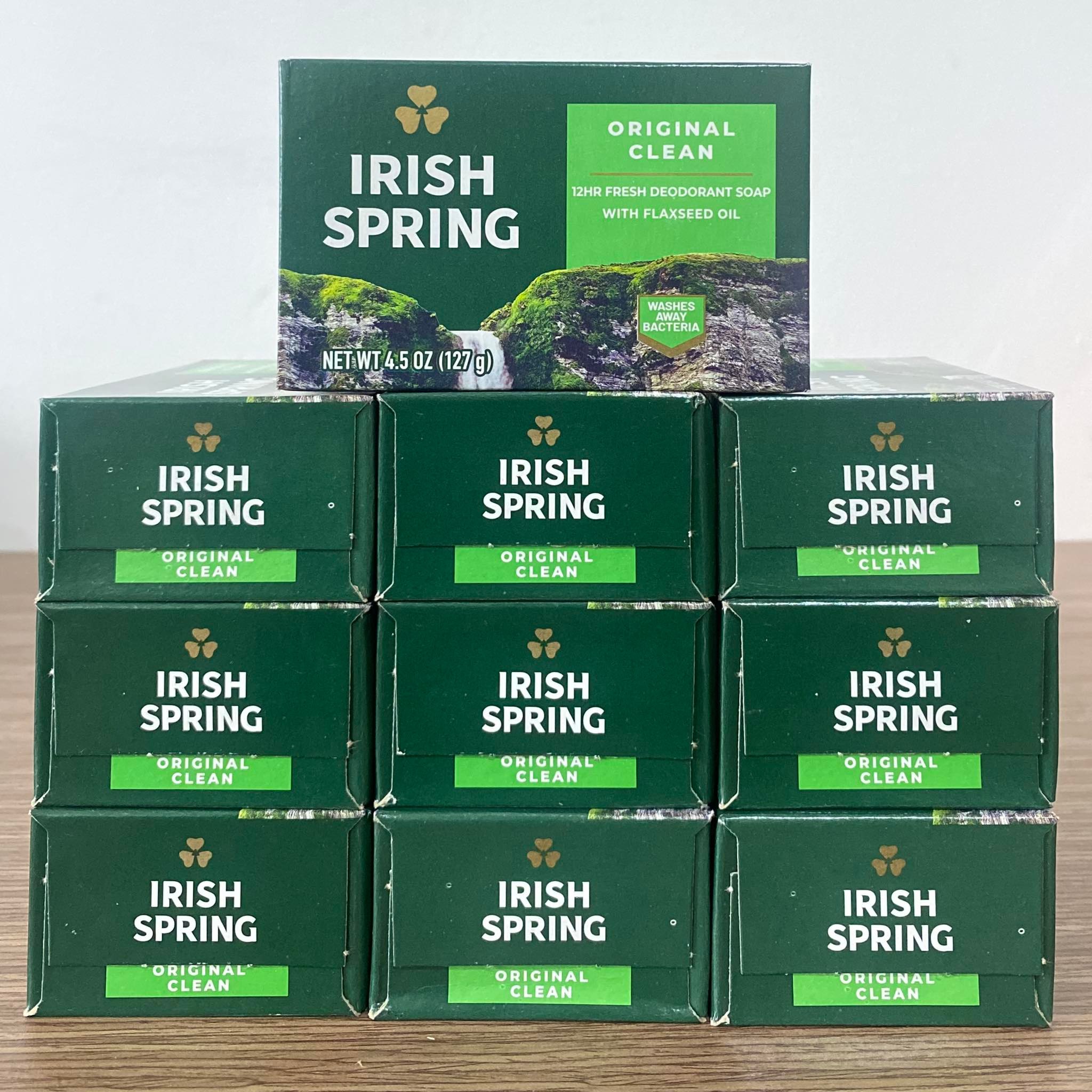 Set 10 Bánh Xà Bông Cục Irish Spring Original USA