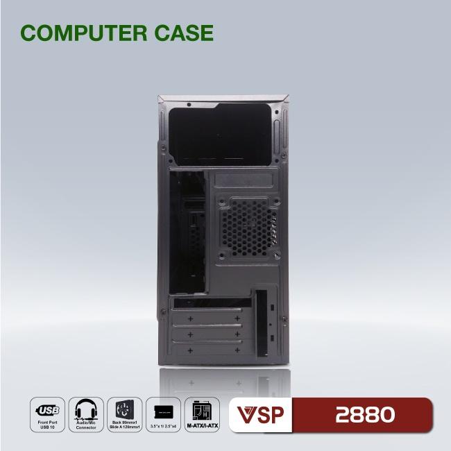 Vỏ Case máy tính VSP 2880 không kèm quạt - Hàng chính hãng