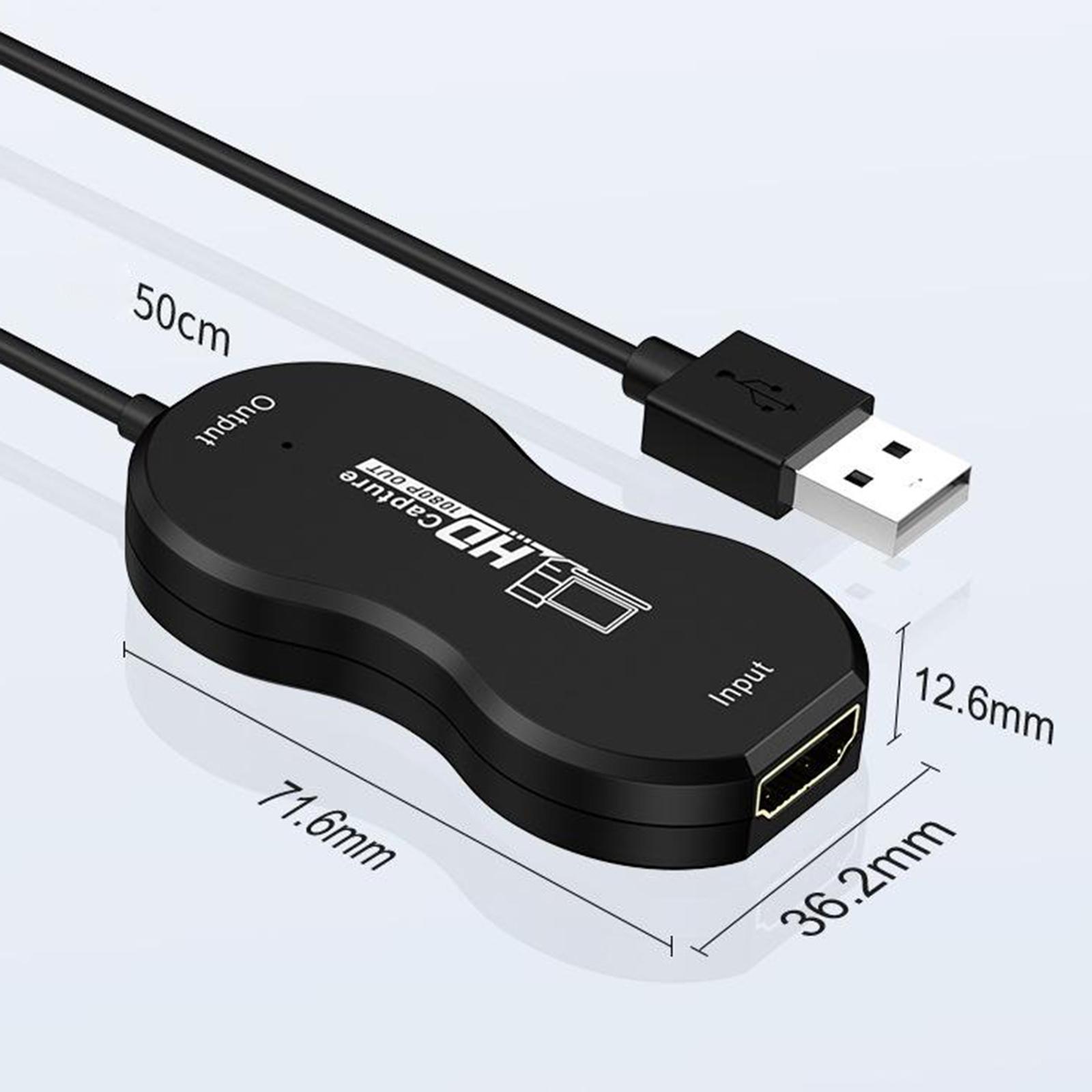 Portable HDMI USB 2.0 Video  Card Plug And Play for Broadcast Live