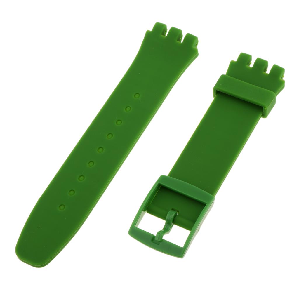 Replacement Waterproof Silicone Rubber Watch Strap Band 20mm for Smart Watch