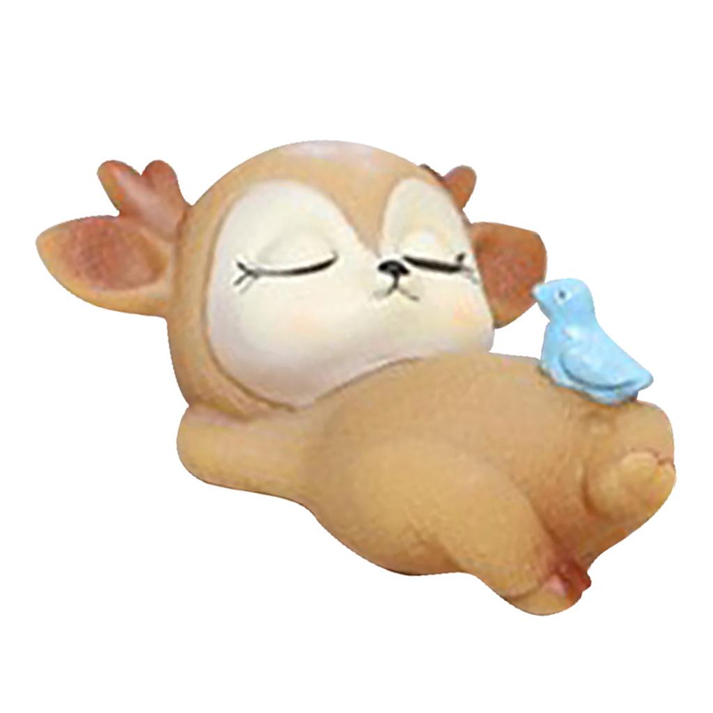 3 Xlovely Rào Đồ Trang Trí Ốp Kawaii Ngủ Động Vật Bé Trang Trí