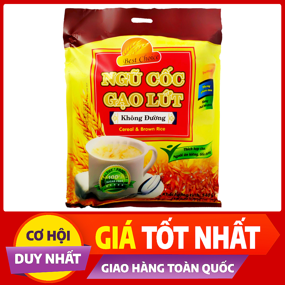 Ngũ cốc ăn kiêng gạo lứt Best Choice gói 480g