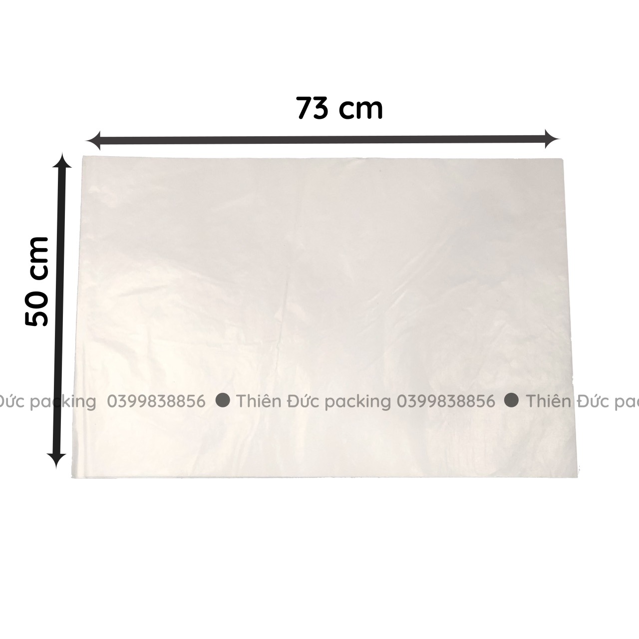 Combo 50 tờ giấy pelure NHẬT 50x75cm loại bóng 2 mặt, dai, mịn, dùng chống ẩm, gói hàng hóa quần áo, giầy dép...