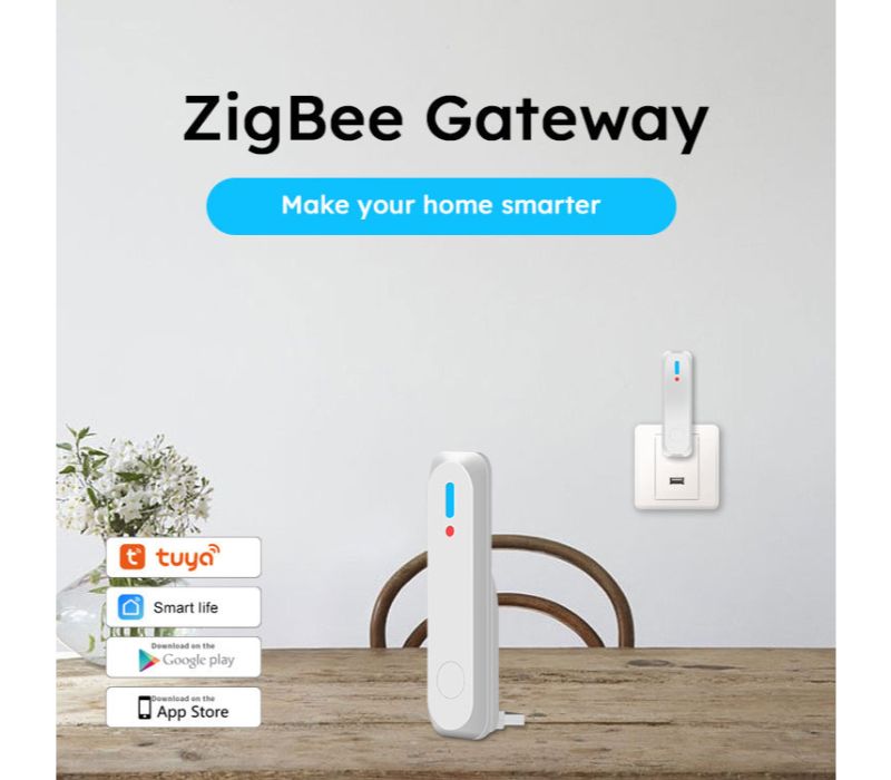Trung tâm Gateway dùng kết nối thiết bị nhà thông minh hệ Zigbee (không dây) loại USB