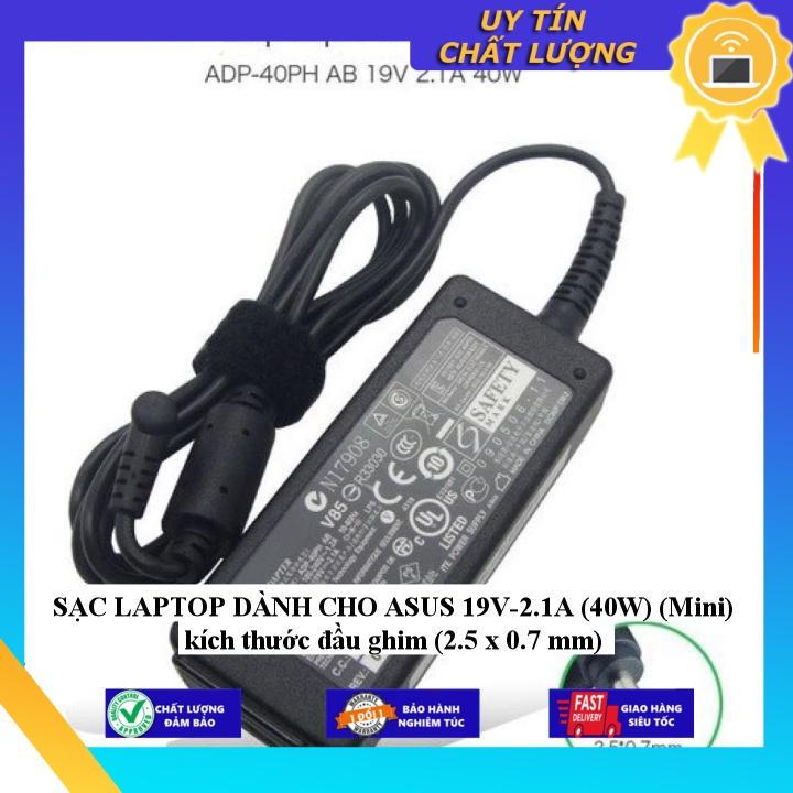 SẠC LAPTOP dùng cho ASUS 19V-2.1A kích thước đầu ghim - Hàng Nhập Khẩu New Seal