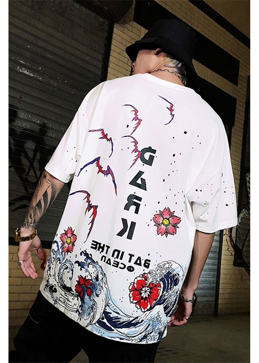 Áo thun nam nữ Unisex  Dark Bat in The OCEAN hiphop