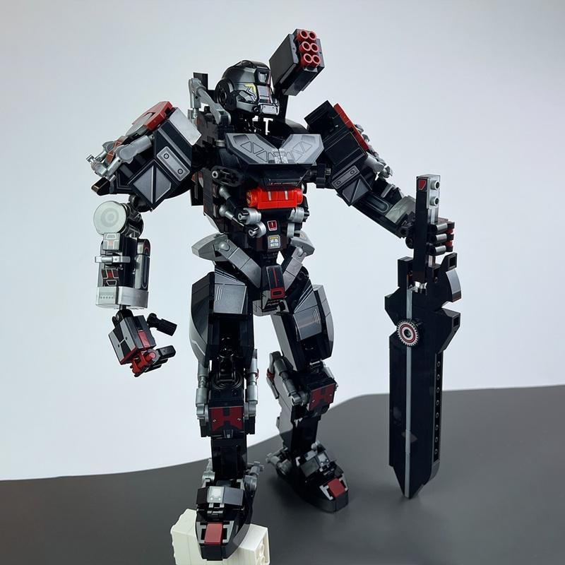 Đồ chơi Lắp ráp Robot Mark MU-2, Sembo Block 109007 Mecha, Xếp hình thông minh, Mô hình Robot người máy