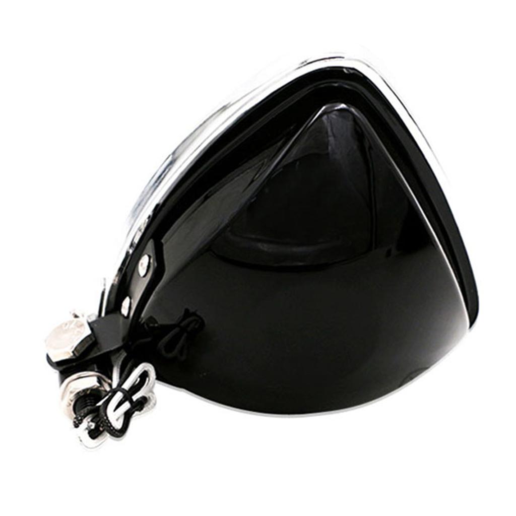 12V 55W Motorcycle Triangle Headlight Lamp for Harley Chopper Bobber