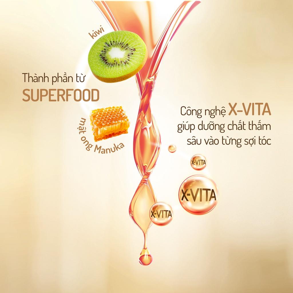 Dầu xả LASHE SUPERFOOD ngăn gãy rụng tóc 170G