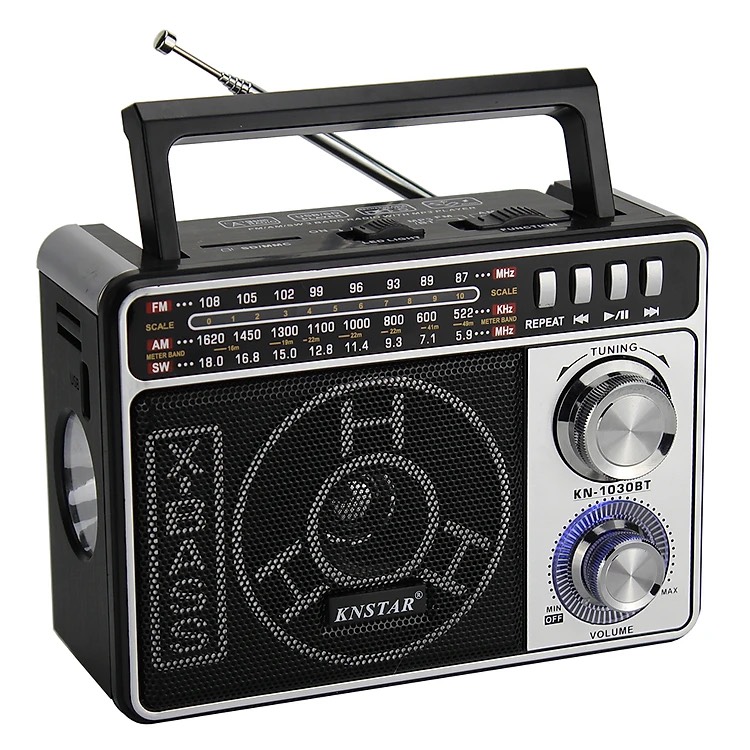 ĐÀI FM KNSTAR-1030BT Chất Lượng Tốt Am Fm Sw Đa Chức Năng Radio Với USB/Khe Cắm SD- Hàng chính hãng