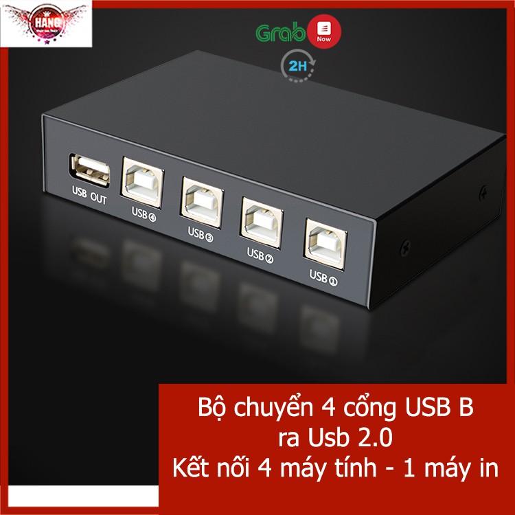 Bộ chia máy in 1 ra 4 cổng USB b - JH Q311 U401m - Hồ Phạm