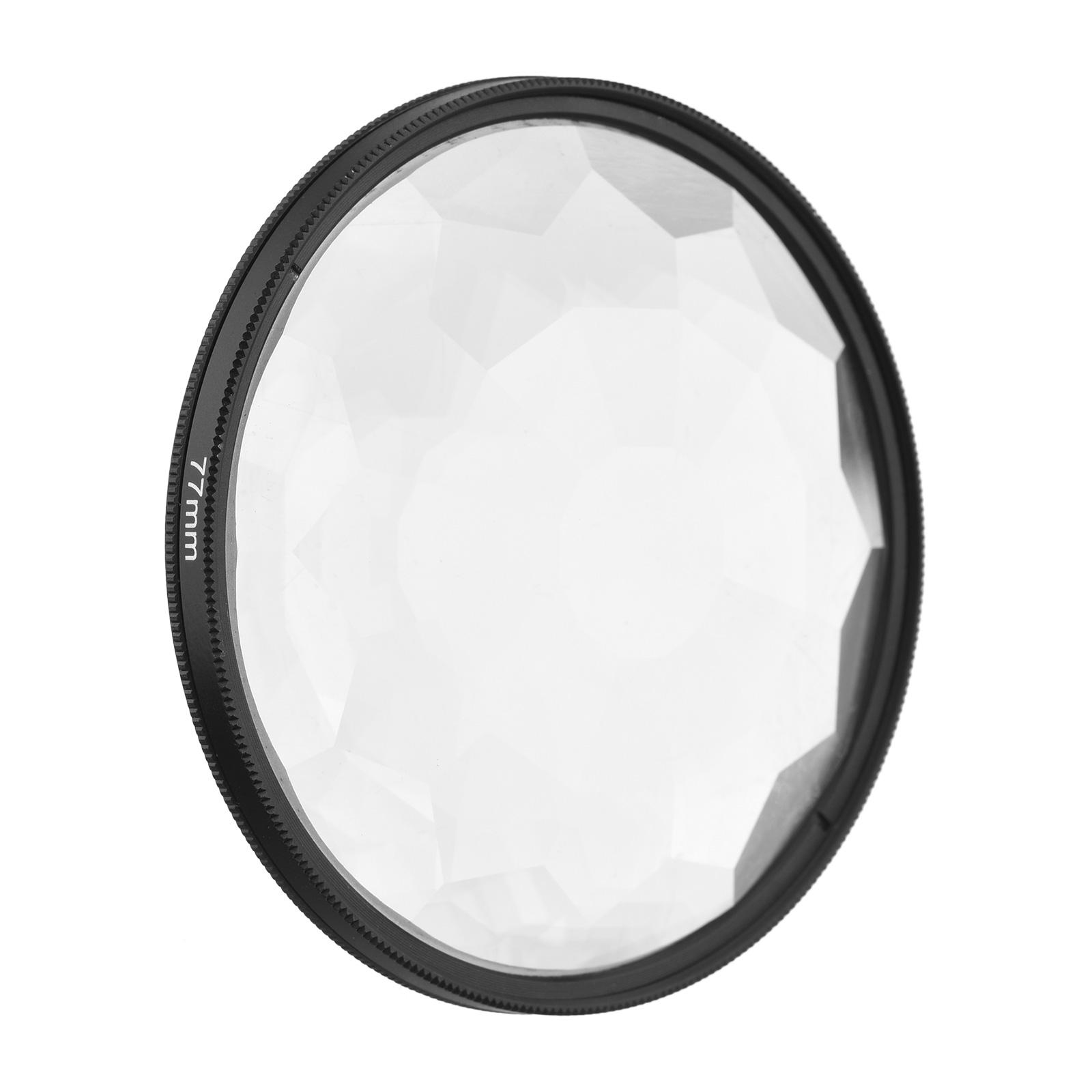 77mm Kaleidoscope Lens Filter Optical Glass Lens Filter Professional Photography Accessory for DSLR Camera