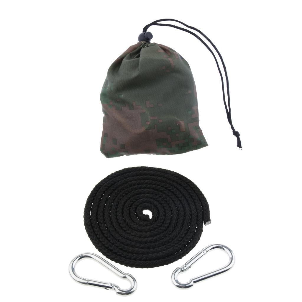 Backyard  Hammock  Tree  Hanging  Carabiner  Round  Ropes  Guy