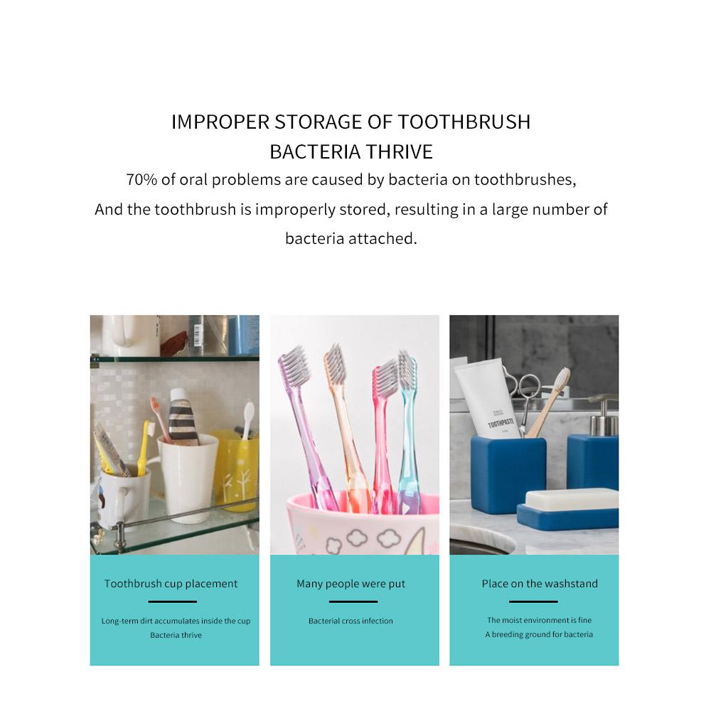 Máy tiệt trùng bàn chải đánh răng với tia UV tiện dụng cao cấp