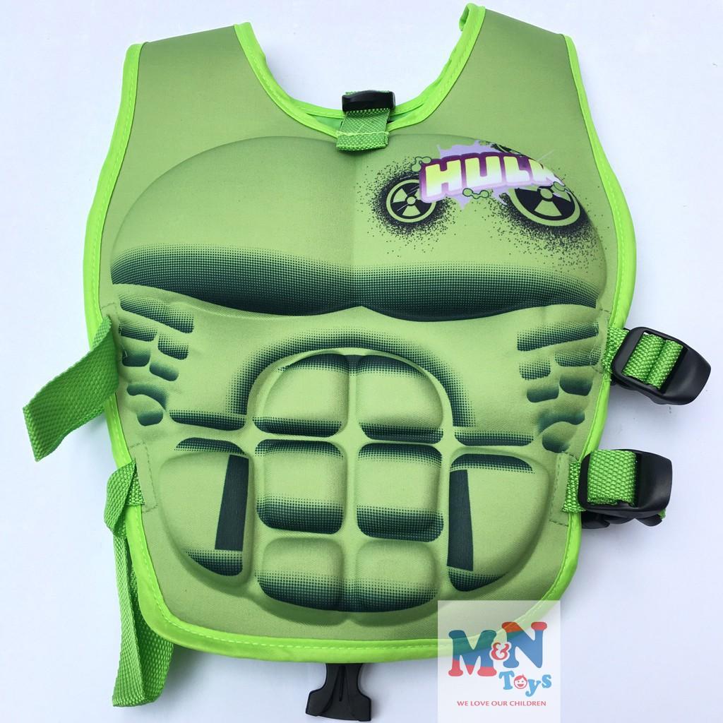 Áo phao bơi siêu anh hùng cho bé từ 3-6 tuổi