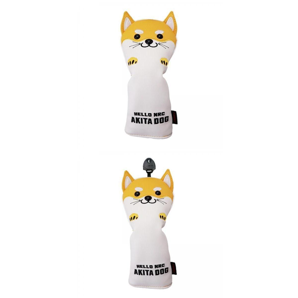 2pcs Durable Golf Driver Head Cover Woods +UT  Cute  Inu
