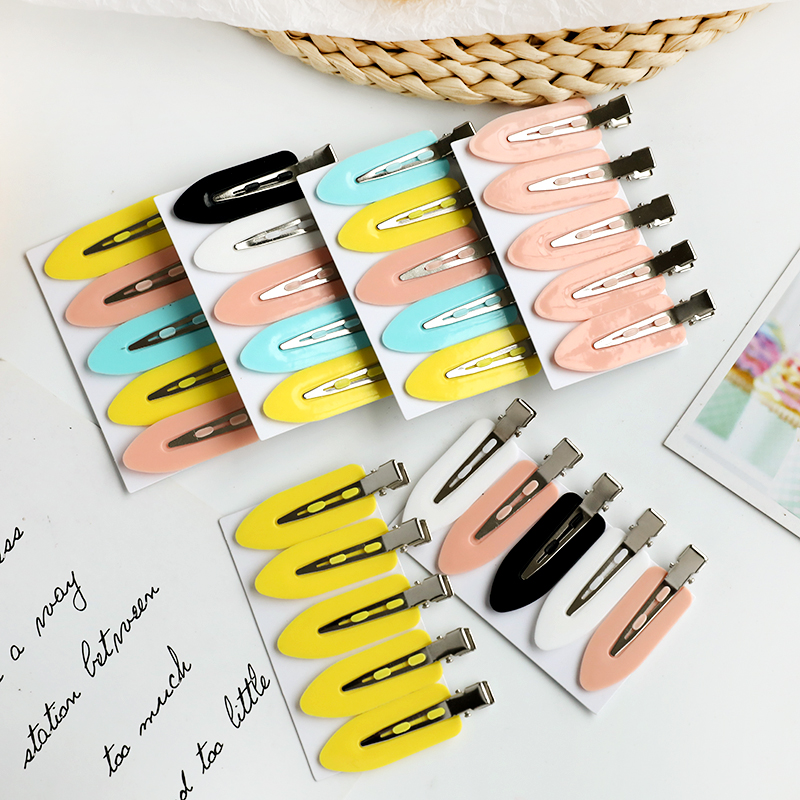 Kẹp tóc mỏ vịt Tiêu Chiến set 4 chiếc mix màu ngẫu nhiên