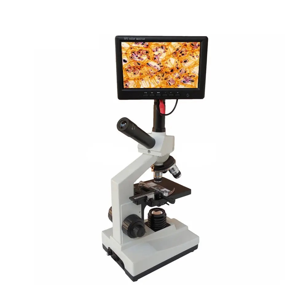 Kính hiển vi cao cấp xét nghiệm máu, soi vi khuẩn độ nét cao Terino XS11-LCD - Hàng chính hãng