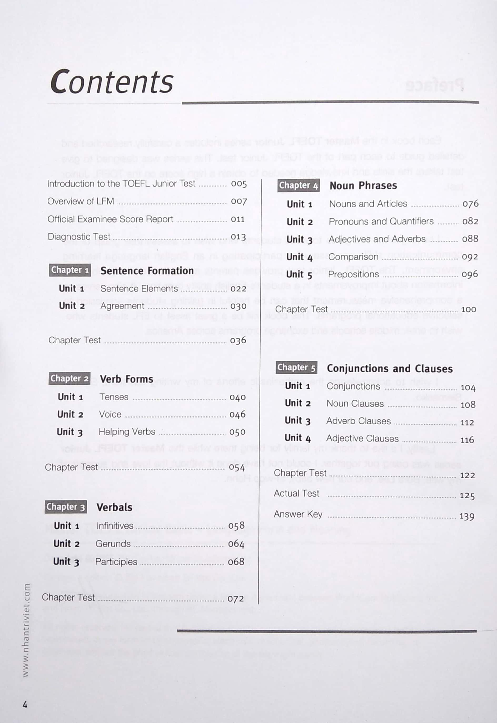 Master Toefl Junior Basic: Language Form &amp; Meaning (Cefr Level A2) - Gramma