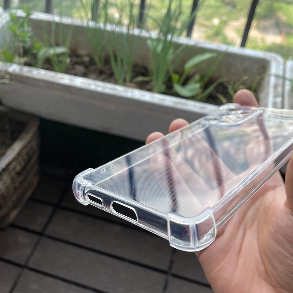 Ốp lưng silicon trong suốt chống sốc 4 cạnh cao cấp cho Samsung Galaxy A53