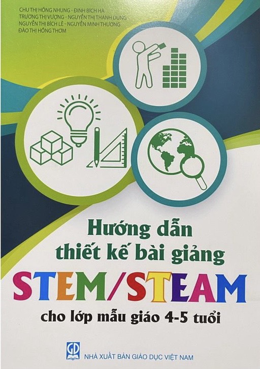 Combo 3 cuốn Hướng dẫn thiết kế bài giảng Stem/Steam cho lớp mẫu giáo 3-4 tuổi + 4-5 tuổi + 5-6 tuổi