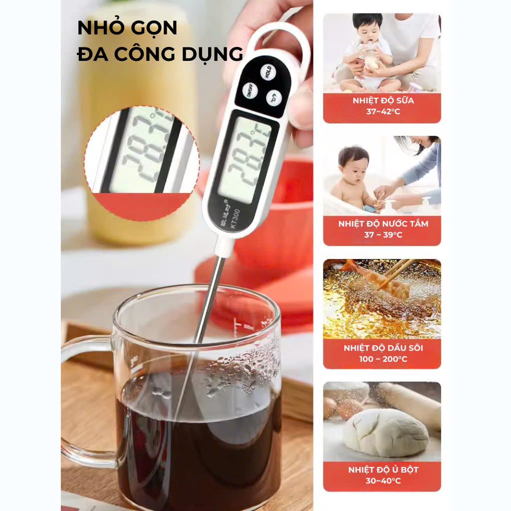 Nhiệt Kế Đo Nhiệt Độ Thức Ăn - Hàng chính hãng