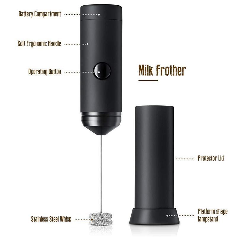 Dùng Điện Đa Năng Đánh Sạc Kem Máy Xay Sinh Tố Sữa Bột Coffe Khuôn Thép Không Gỉ Khuấy Đều Dính Bếp Cafe Nấu Tiếp Liệu