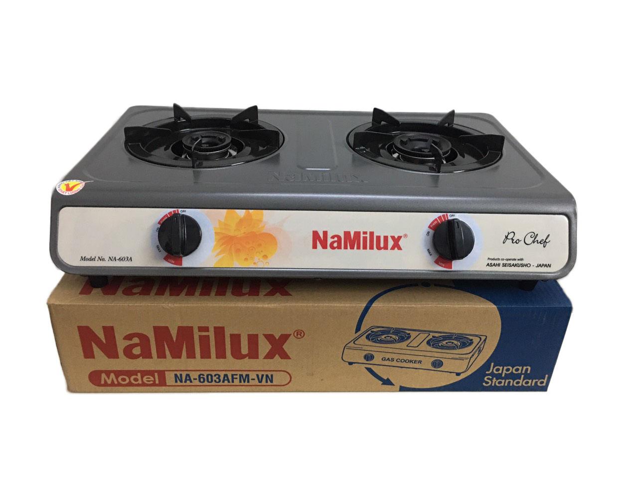 Bếp gas đôi NaMilux NA-603AFM-VN - Hàng chính hãng