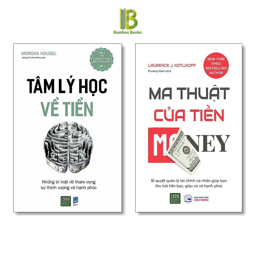 Combo 2 Cuốn Sách Hiểu Về Bản Chất Của Tiền: Tâm Lý Học Về Tiền + Ma Thuật Của Tiền - Tặng Kèm Bookmark Bamboo Books