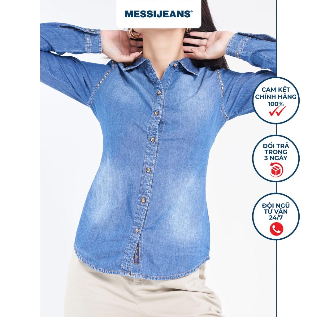 Áo jean nữ dài tay MESSI SJW-712-18